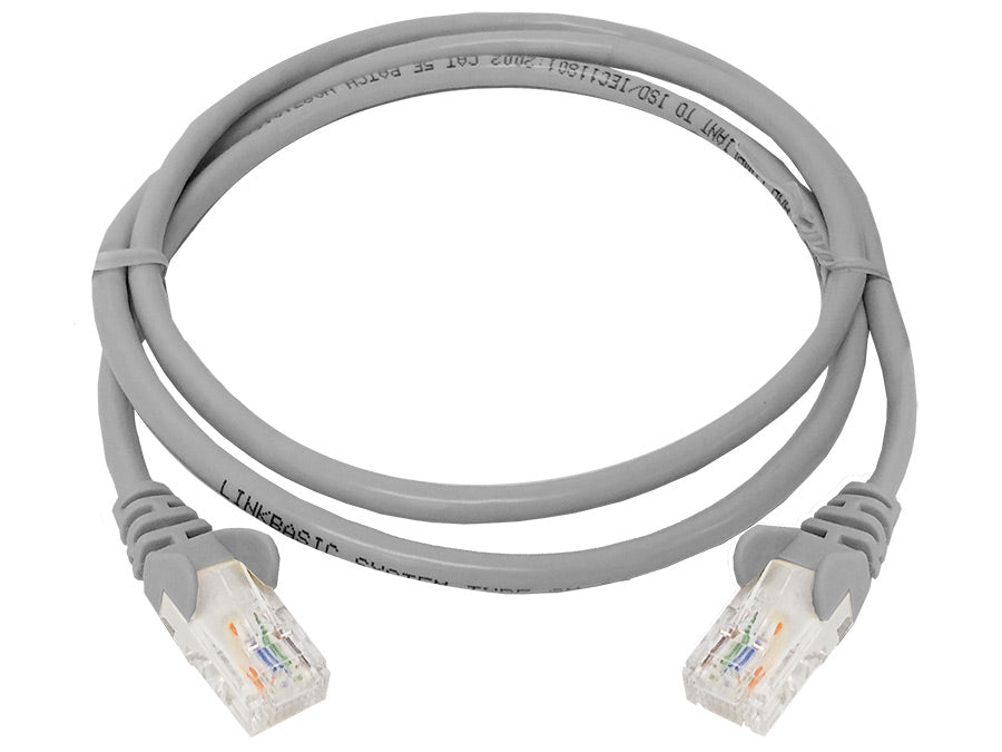 Linkbasic 1 Metre UTP Cat5e Flylead Grey - Guards On Duty Shop & Security Guards