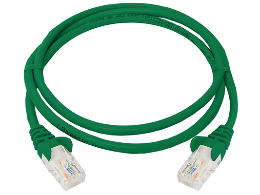 Linkbasic 1 Metre UTP Cat5e Flylead Green - Guards On Duty Shop & Security Guards