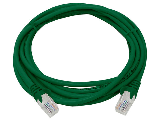 Linkbasic 3 Metre UTP Cat5e Flylead Green - Guards On Duty Shop & Security Guards