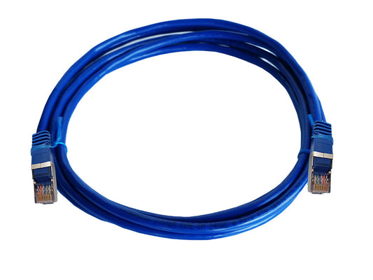 Linkbasic 3 Metre FTP Cat5e Flylead Blue - Guards On Duty Shop & Security Guards