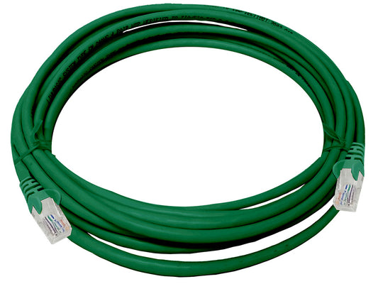 Linkbasic 5 Metre UTP Cat5e Flylead Green - Guards On Duty Shop & Security Guards