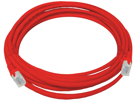 Linkbasic 5 Metre UTP Cat5e Flylead Red - Guards On Duty Shop & Security Guards