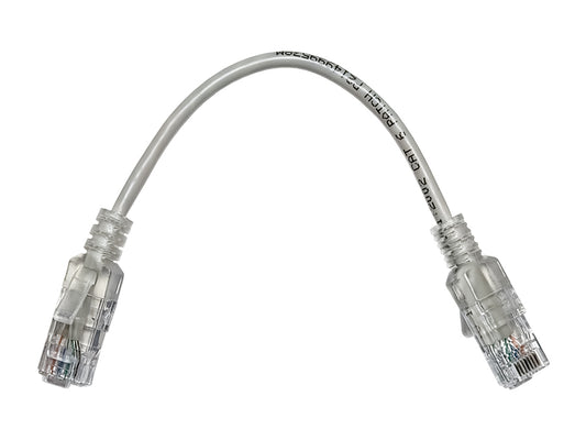 Linkbasic 22cm UTP Cat6 Nano Thin Patch Cable Grey - Guards On Duty Shop & Security Guards