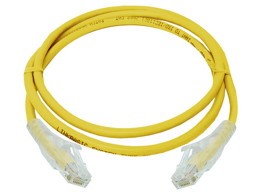Linkbasic 1 Metre UTP Cat6 Flylead Yellow - Guards On Duty Shop & Security Guards