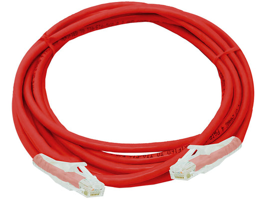 Linkbasic 3 Metre UTP Cat6 Flylead Red - Guards On Duty Shop & Security Guards