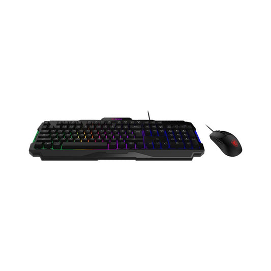 Msi FORGE GK100 COMBO - MSI FORGE GK100 COMBO – GAMING RGB Keyboard & Mouse Set, 19-Key Anti-Ghosting, 6400 DPI Optical Sens