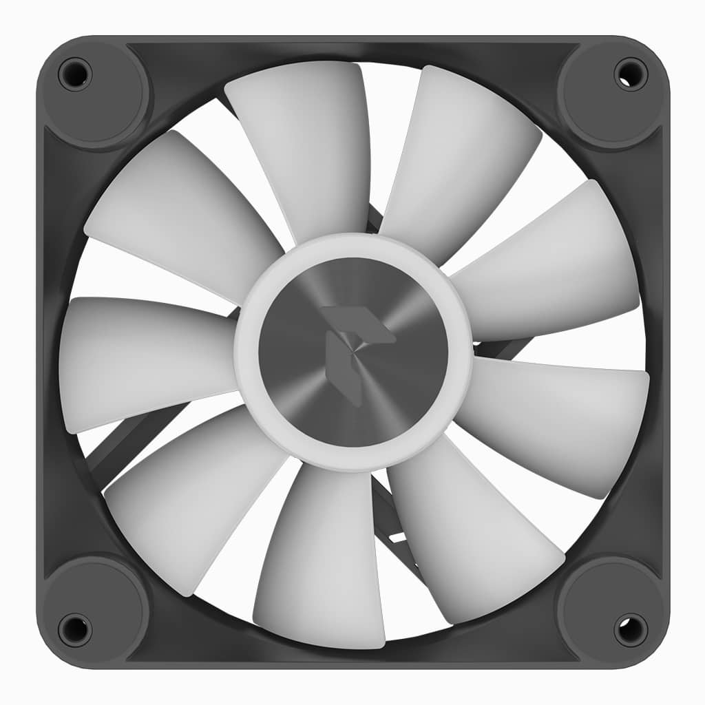 Aerocool APNX FP1-R 120mm PWM ARGB Fan - Black - 3 pack with Hub