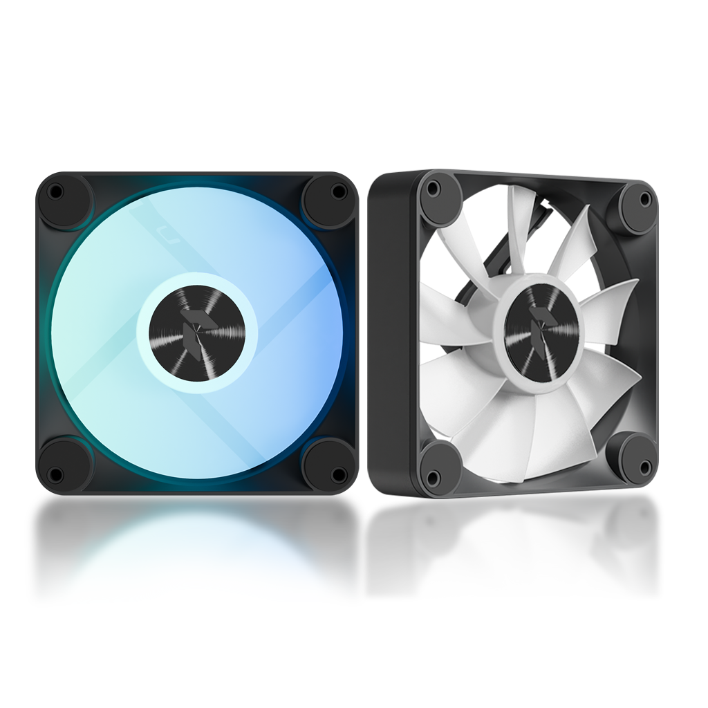 Aerocool APNX FP1-R 120mm PWM ARGB Fan - Black.