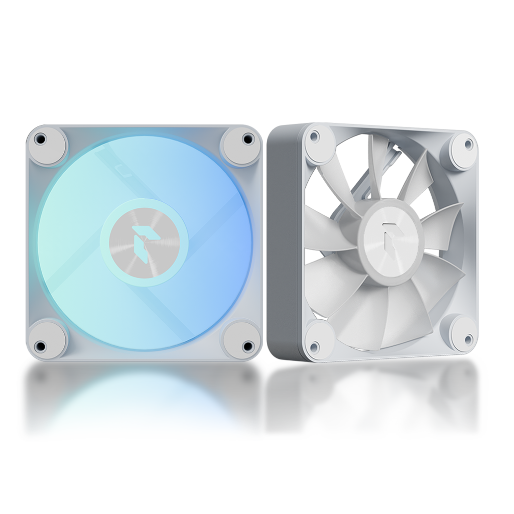 Aerocool APNX FP1-R 120mm PWM ARGB Fan - White.