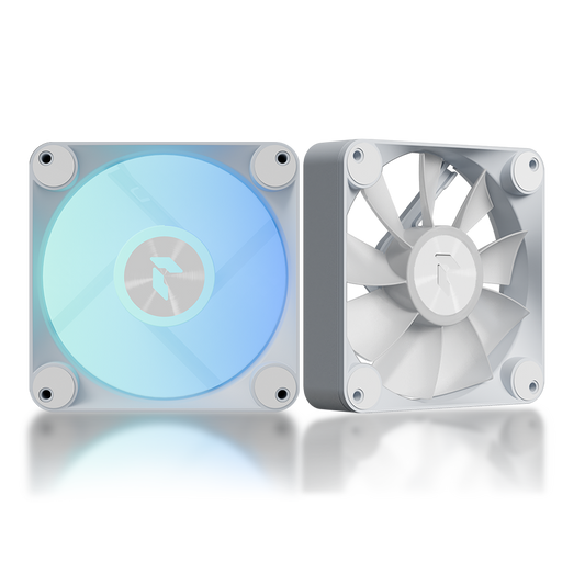 Aerocool APNX FP1-R 120mm PWM ARGB Fan - White.