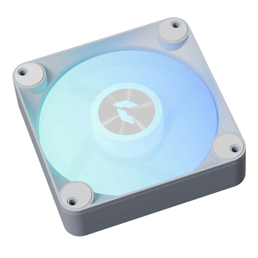 Aerocool APNX FP1-R 120mm PWM ARGB Fan - White.