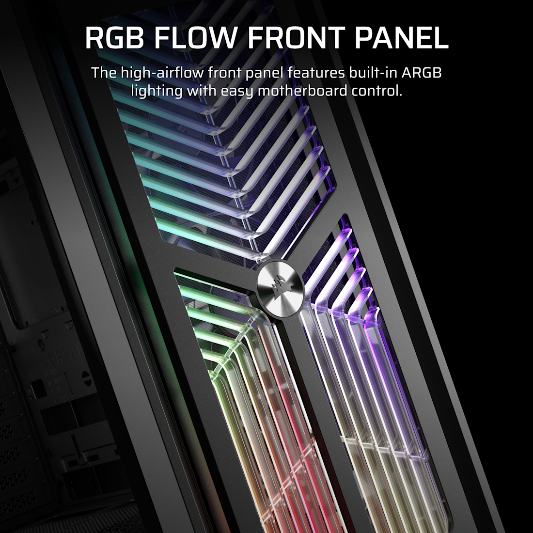 FRAME 4000X RS Mid-Tower PC Case; 4x RS Fans; Black.