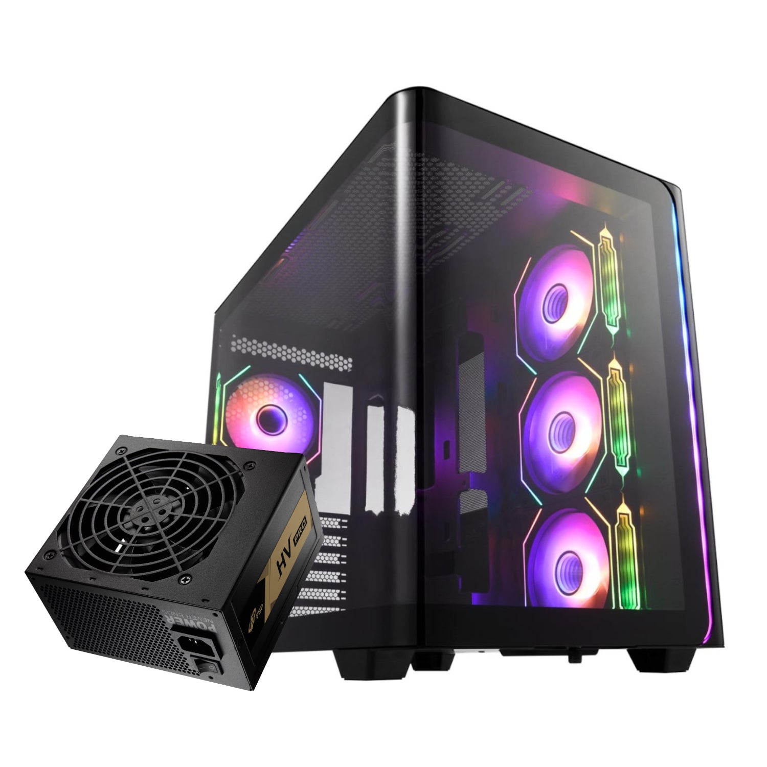 FSP M580 ATX Gaming Chassis and HV Pro 650W Power Supply Bundle - Guards On Duty Shop & Security Guards