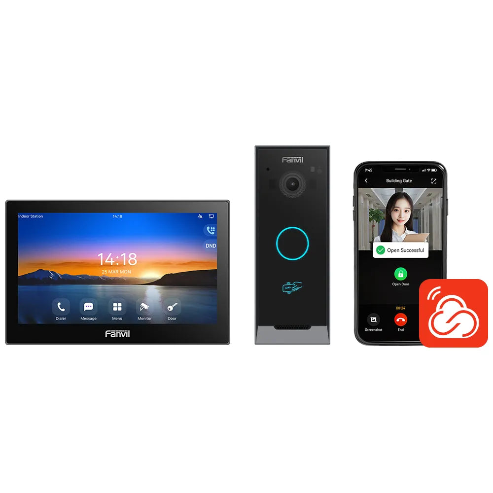 Fanvil Dual-Band Video Intercom Kit – SIP Video Doorphone System