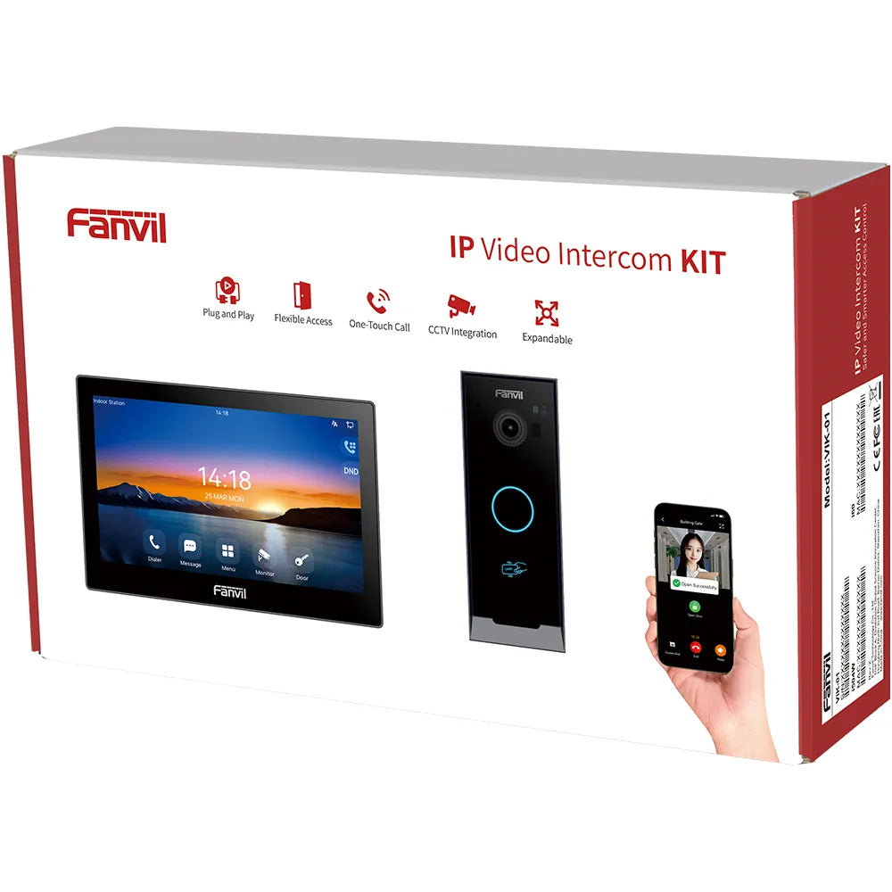 Fanvil Dual-Band Video Intercom Kit – SIP Video Doorphone System
