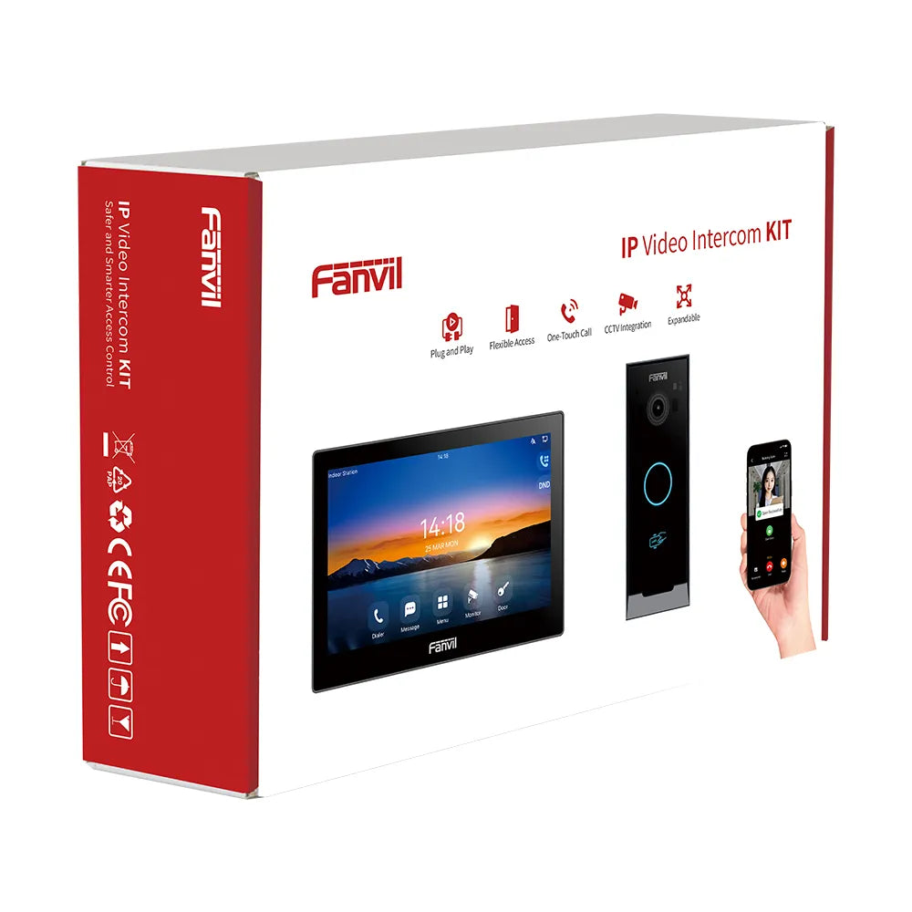 Fanvil Dual-Band Video Intercom Kit – SIP Video Doorphone System