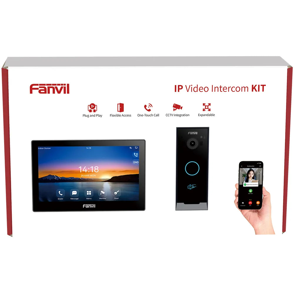 Fanvil Dual-Band Video Intercom Kit – SIP Video Doorphone System