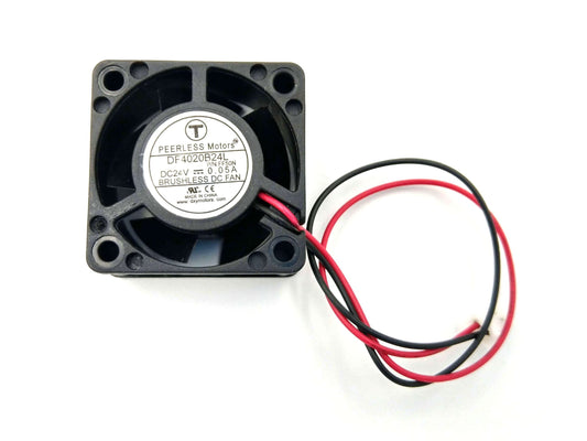 Flashforge 4020 Fan - Red And Black - DF4020B24L - 24v