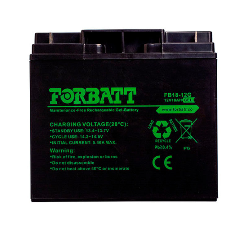 Forbatt 12Volt 18Ah Gel Battery