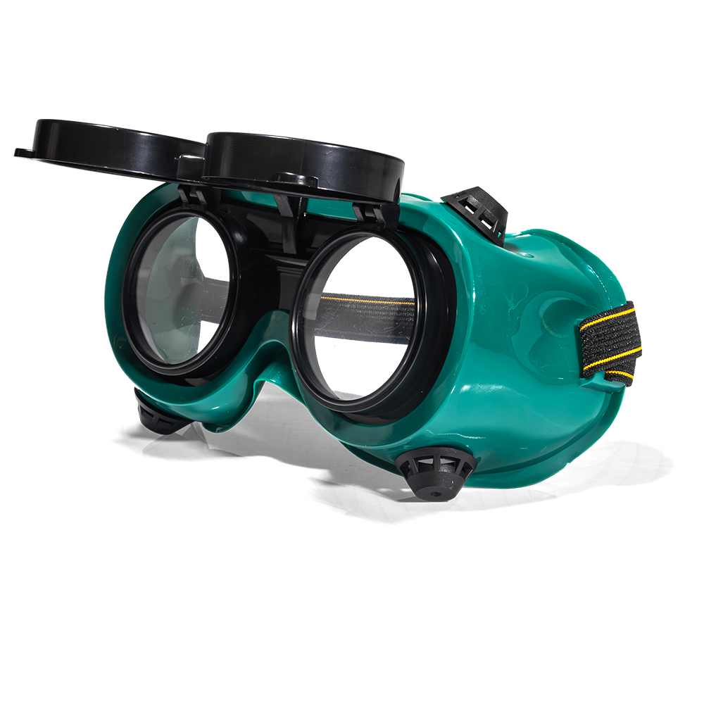 Pinnacle Flip Front Goggle for Gas Welding (Round Lens)