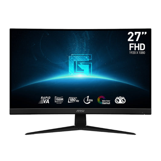 MSI G27C4 E3 27" Gaming Monitor 1920 x 1080 (FHD) VA 170Hz FreeSync Premium HDMI Displayport Tilt Black - Guards On Duty Shop & Security Guards