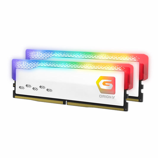 GeIL Orion 32GB Kit(2x16GB) 6000MHz RGB DDR5 RAM - White - Guards On Duty Shop & Security Guards