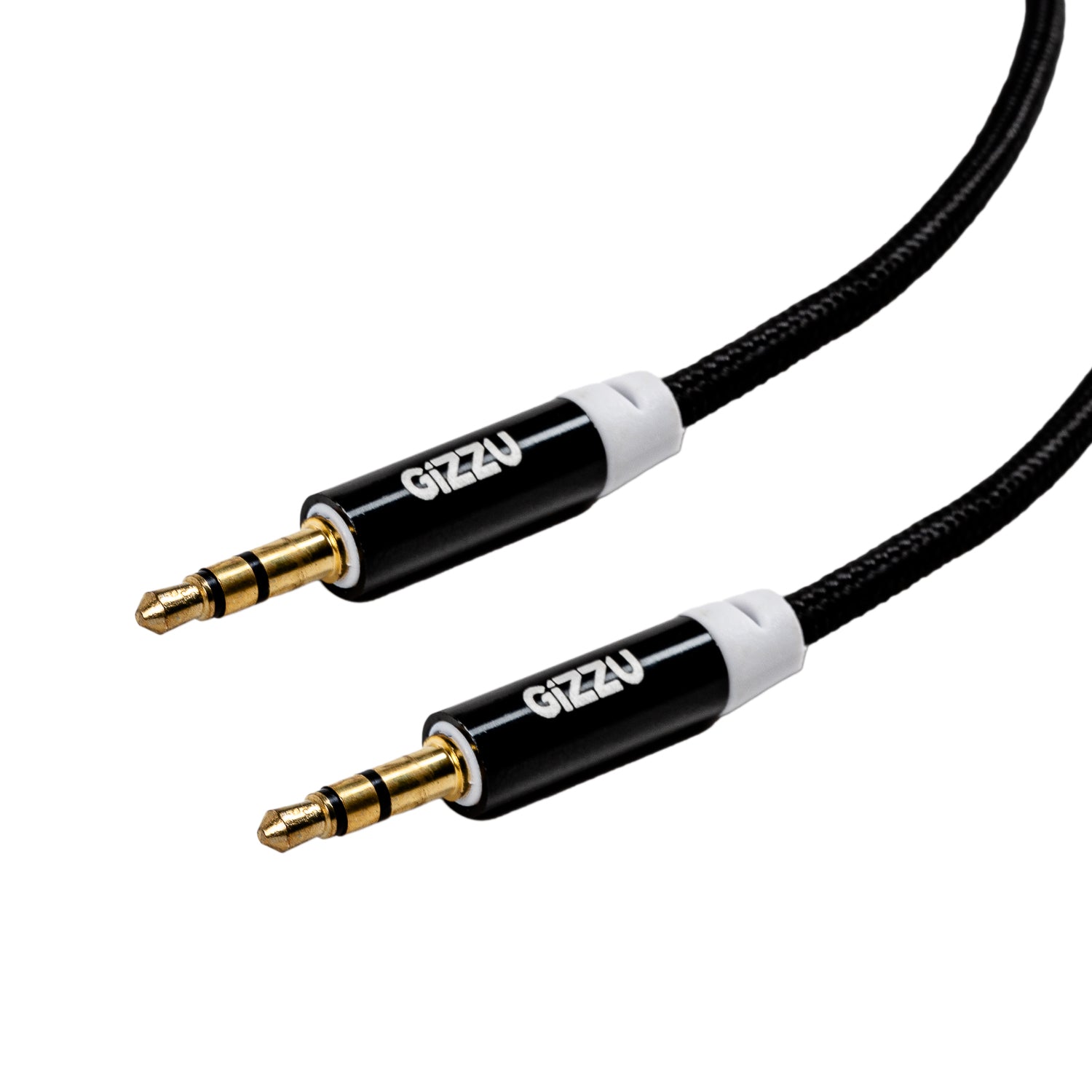 Gizzu 3.5mm AUX Cable 2m - Black - Guards On Duty Shop & Security Guards