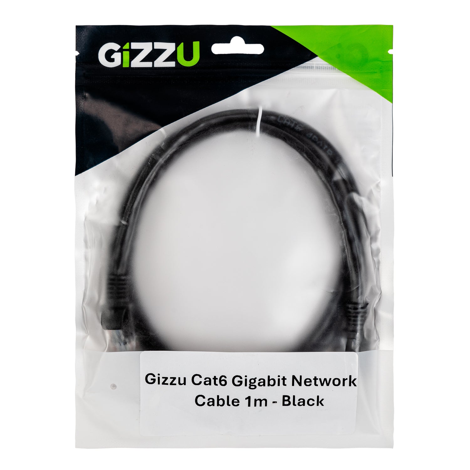 Gizzu Cat6 UTP Fly Lead Ethernet Network Cable 1m – Black - Guards On Duty Shop & Security Guards