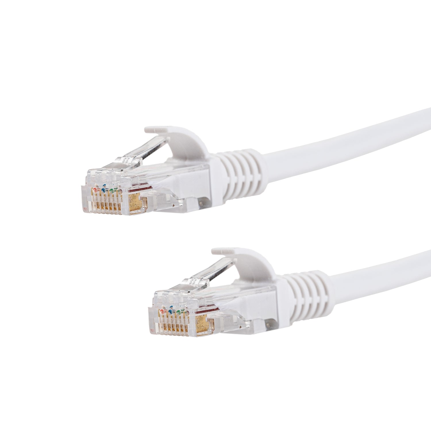 Gizzu Cat6 UTP Fly Lead Ethernet Network Cable 1m – White - Guards On Duty Shop & Security Guards