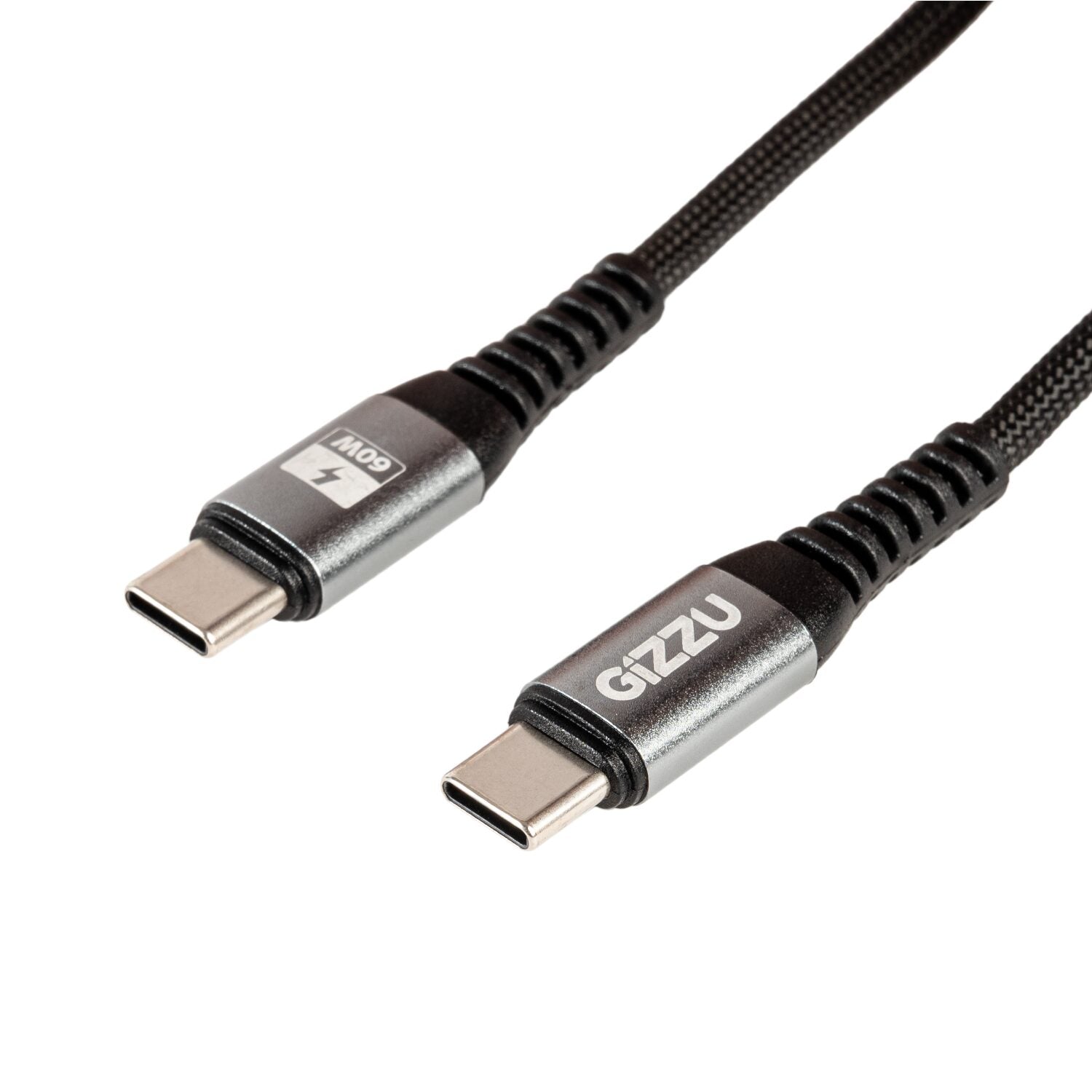 GIZZU 60W 480Mbps Type-C 2m Cable - Guards On Duty Shop & Security Guards