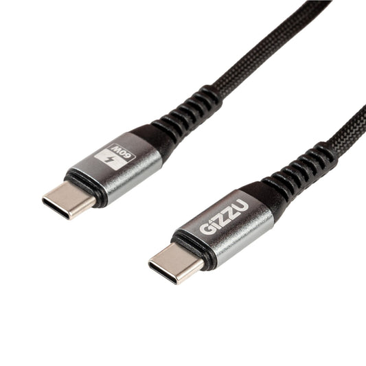 GIZZU 60W 480Mbps Type-C 1m Cable - Guards On Duty Shop & Security Guards