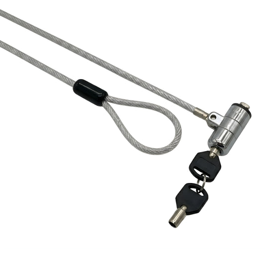 GIZZU 1.8m T-Bar Laptop Cable Lock Master Key Compatible - Guards On Duty Shop & Security Guards