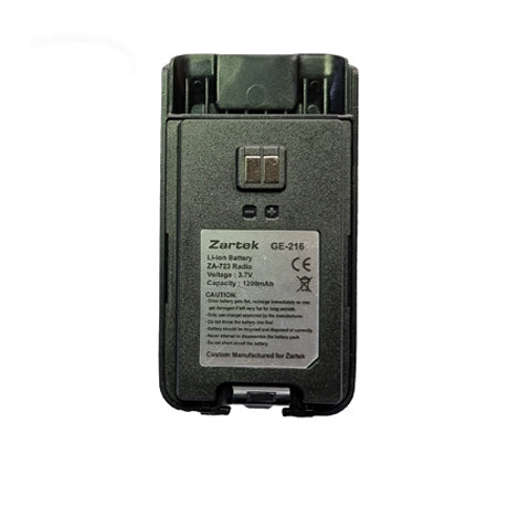 Zartek Spare Battery ZA-723 GE-216 - Guards On Duty Shop & Security Guards