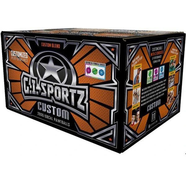 GI Sportz Custom Paintballs - Brown Box Tan Fill - Pack of 500 (RNS45647)