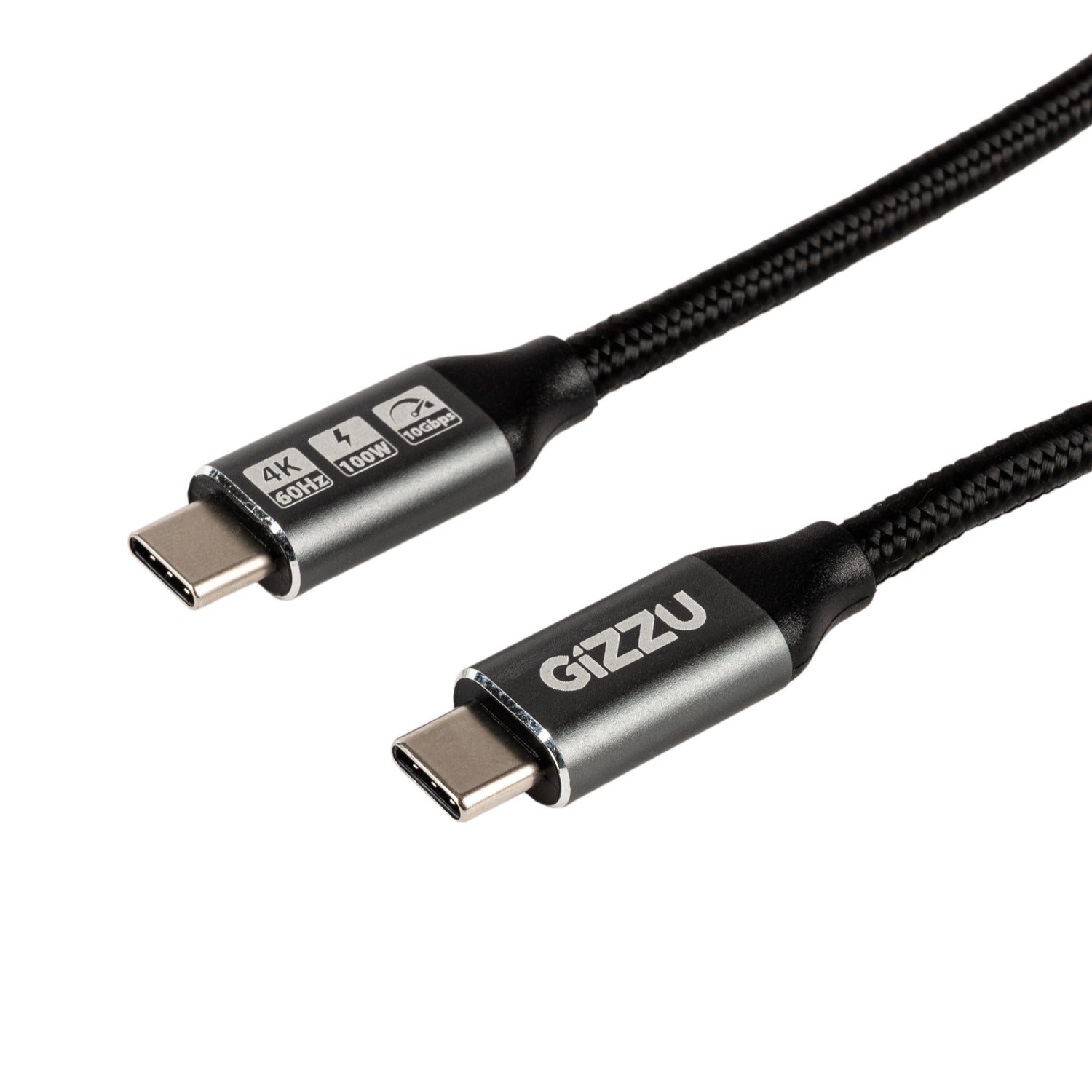 GIZZU 100W 10Gbps Type-C 1m Cable - Guards On Duty Shop & Security Guards