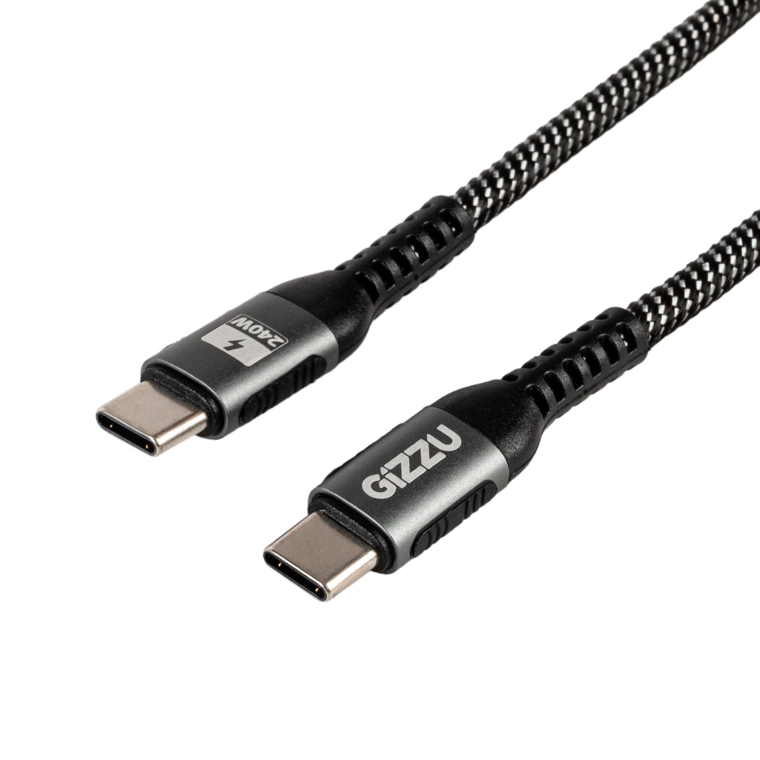 GIZZU 240W 480Mbps Type-C 1m Cable - Guards On Duty Shop & Security Guards