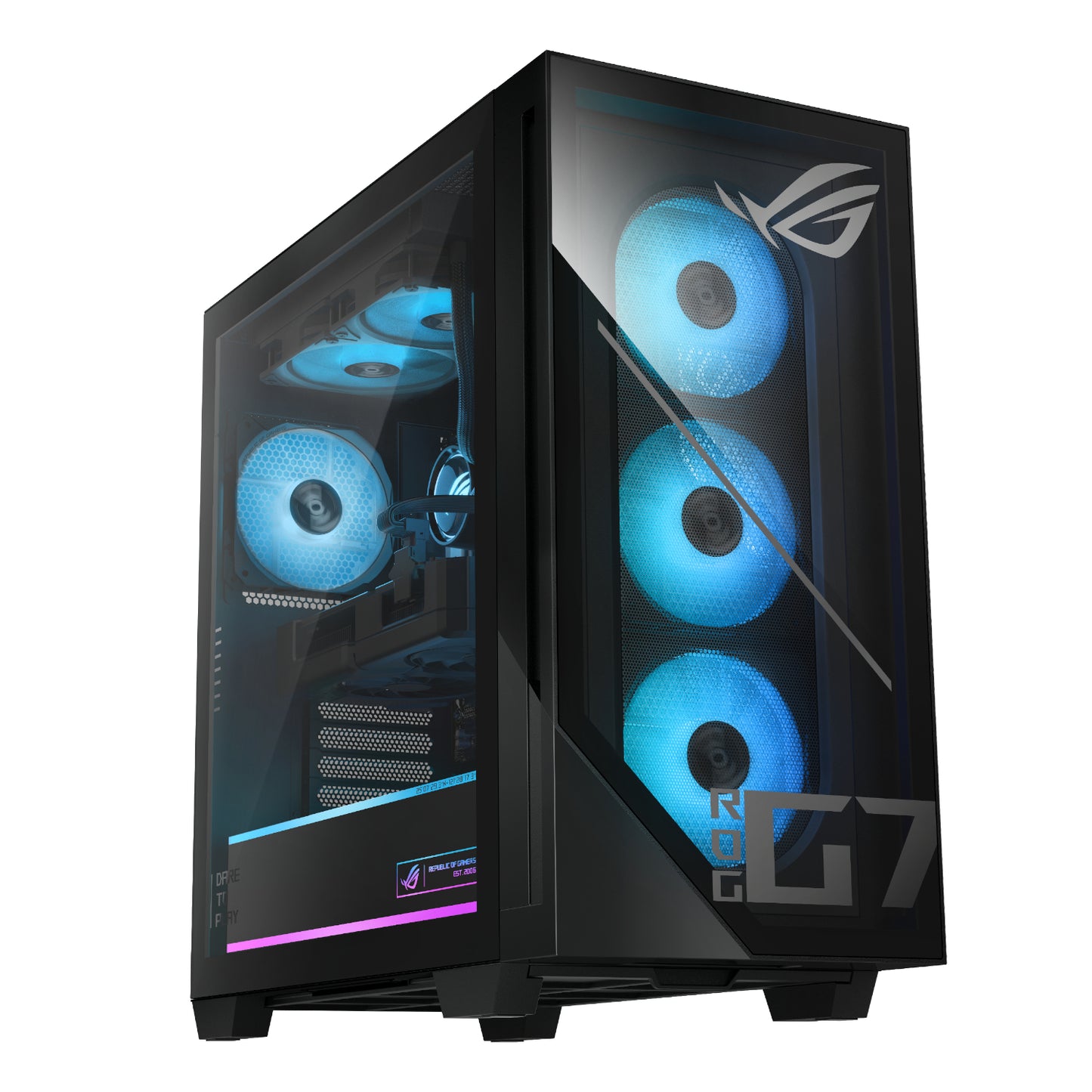 Asus ROG G700 Gaming Desktop Tower | Ryzen 7 9700X | 32GB DDR5 | RTX 5070 | 1TB SSD | Windows 11 - Guards On Duty Shop & Security Guards