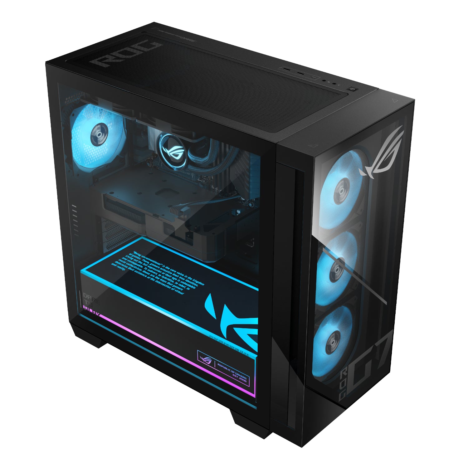 Asus ROG G700 Gaming Desktop Tower | Ryzen 7 9700X | 32GB DDR5 | RTX 5070 | 1TB SSD | Windows 11 - Guards On Duty Shop & Security Guards