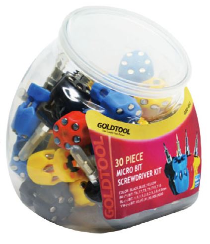 Goldtool 40Pc Micro-Bits Screwdriver, Retail