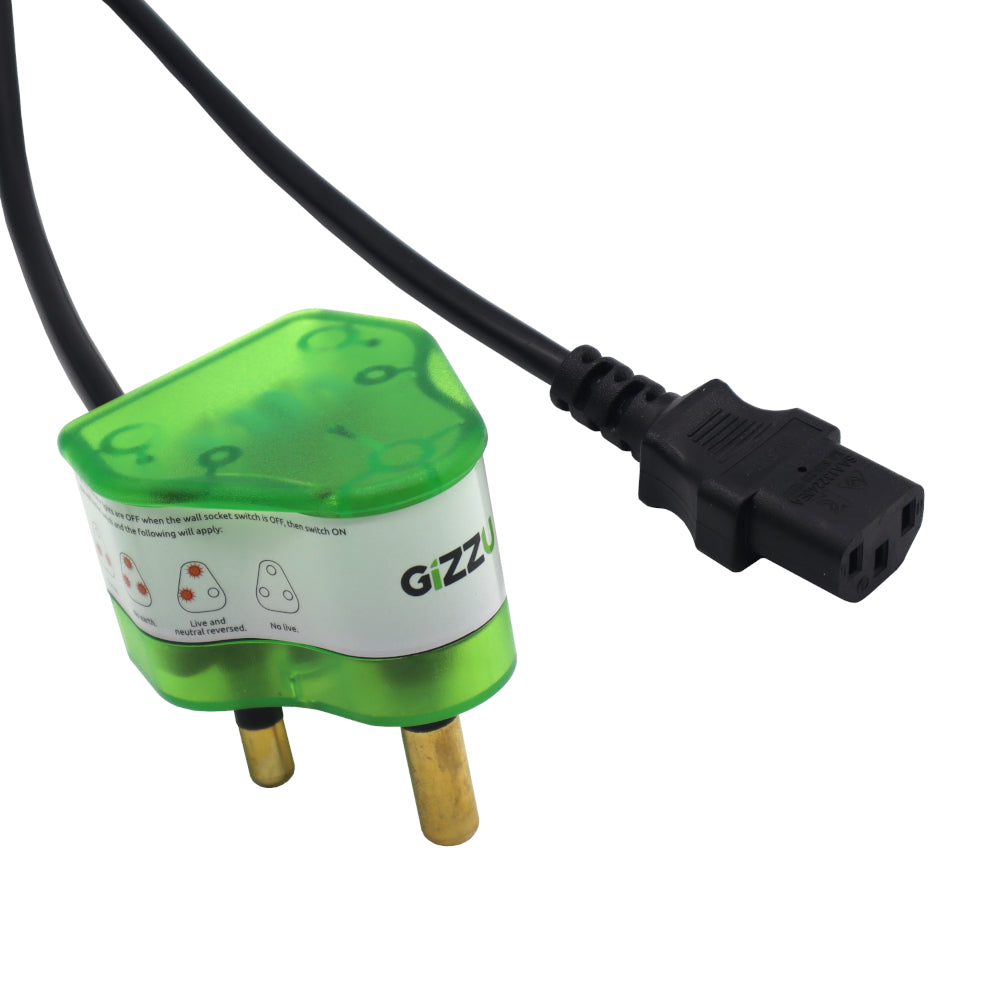 Gizzu Surge Protector 10A Kettle Plug Cable 1.5M - Guards On Duty Shop & Security Guards