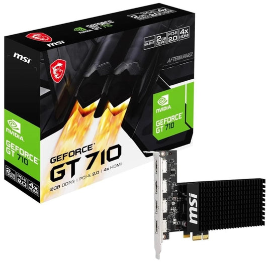 Msi Nvidia Geforce Gt 710 2Gd3H 2Gb Pcie 2 X16 Graphics