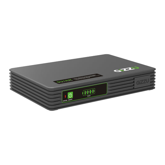 Gizzu SURF Simple 18W 55Wh LiFePO4 MINI DC UPS - Black - Guards On Duty Shop & Security Guards