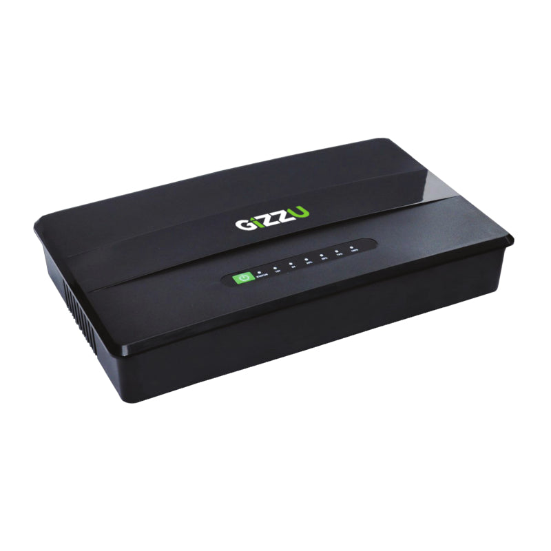 GIZZU 30W 38Wh 10400mAh Mini DC UPS - Black - Guards On Duty Shop & Security Guards