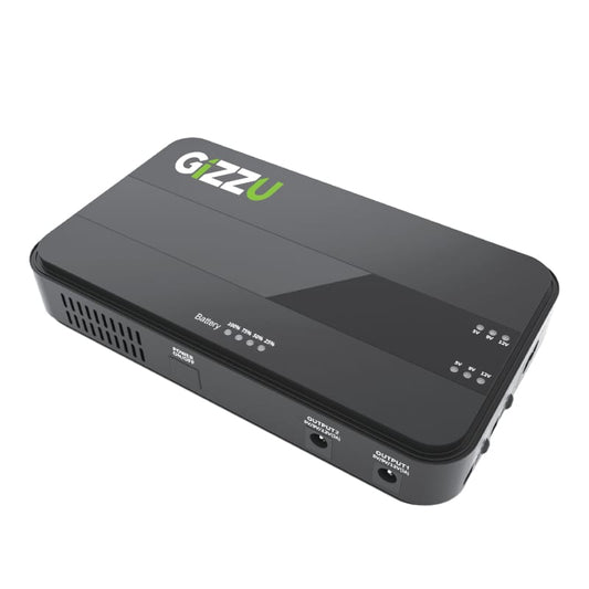 GIZZU 36W 32Wh 8800mAh Mini Dual DC UPS Lithium - Black - Guards On Duty Shop & Security Guards