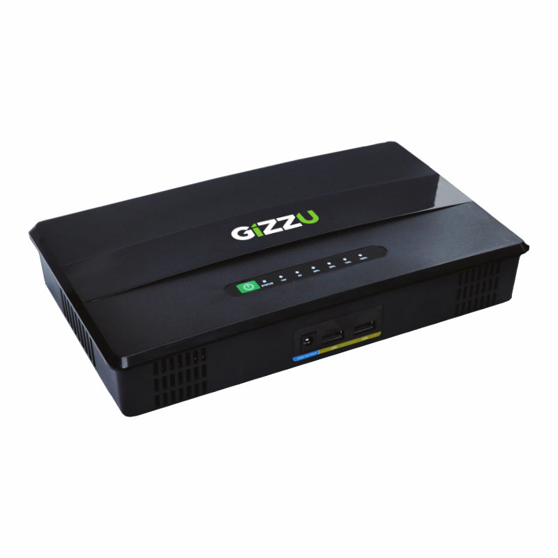 GIZZU 60W 69Wh 21600mAh Mini POE DC UPS LifePO4 - Black - Guards On Duty Shop & Security Guards