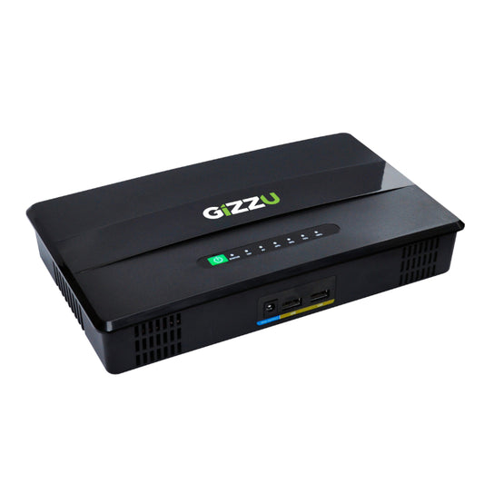 GIZZU 60W 65Wh 17600mAh Mini POE DC UPS Lithium - Black - Guards On Duty Shop & Security Guards