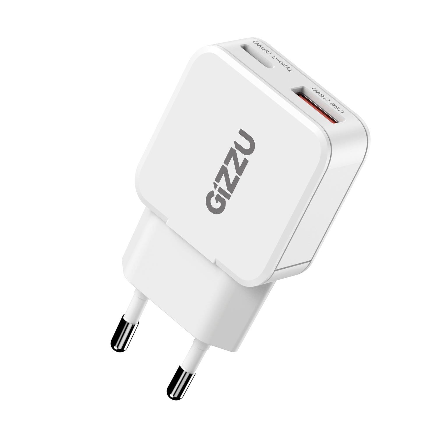 Gizzu 2-Port 30W GaN Wall Charger - Guards On Duty Shop & Security Guards
