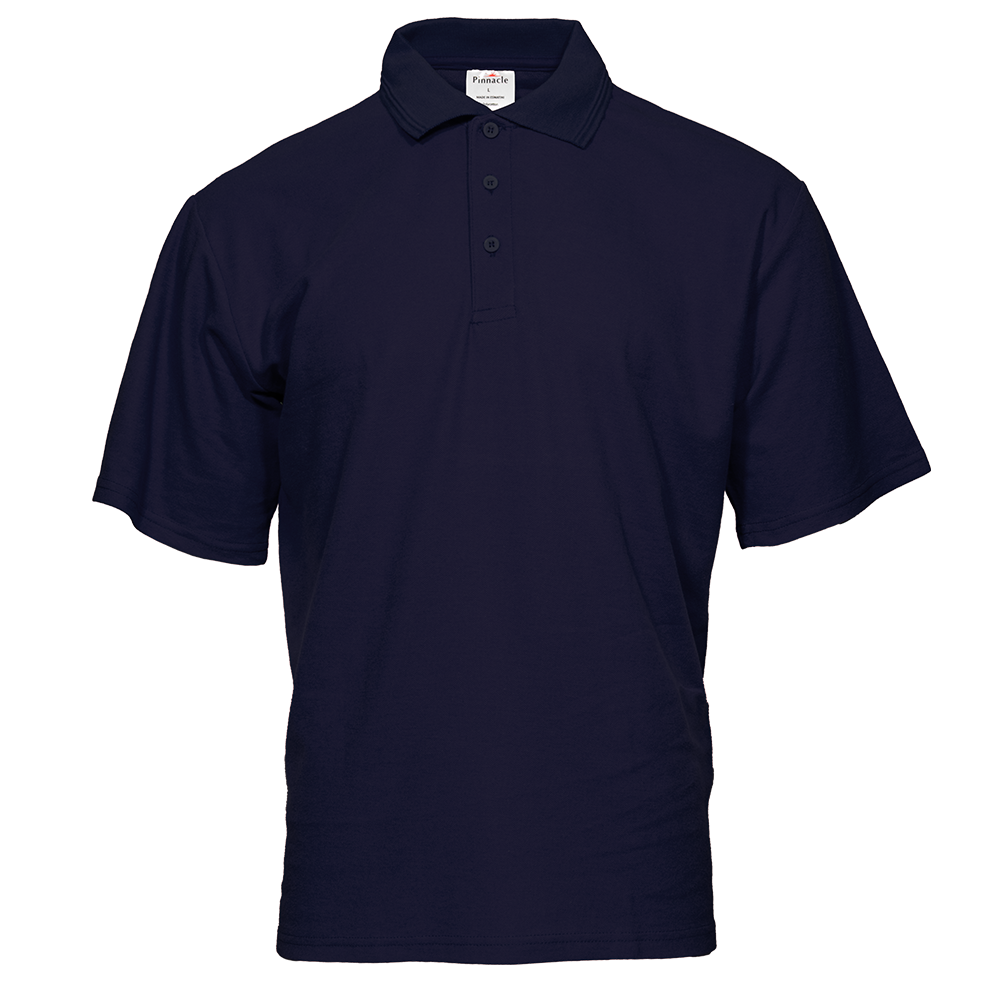 Pinnacle Golf Shirt Navy Polycotton (S – 3XL) (Pack of 3)