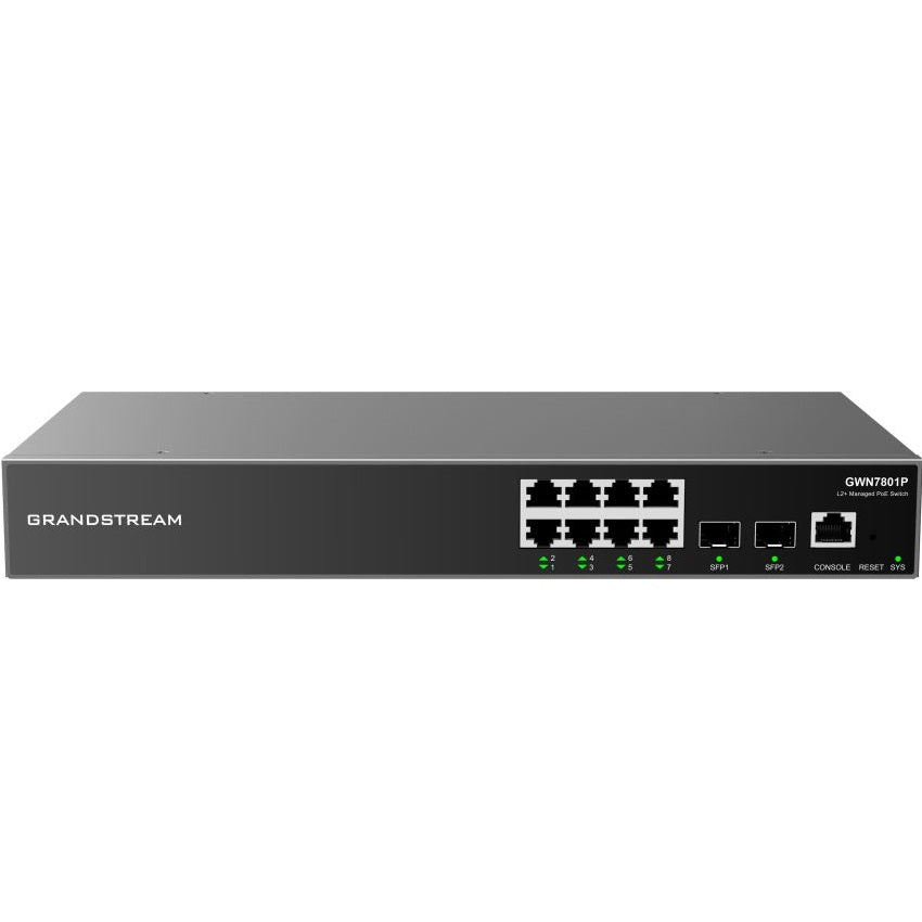 Grandstream GWN7801P Layer 2+ Managed Network Switch - Guards On Duty Shop & Security Guards
