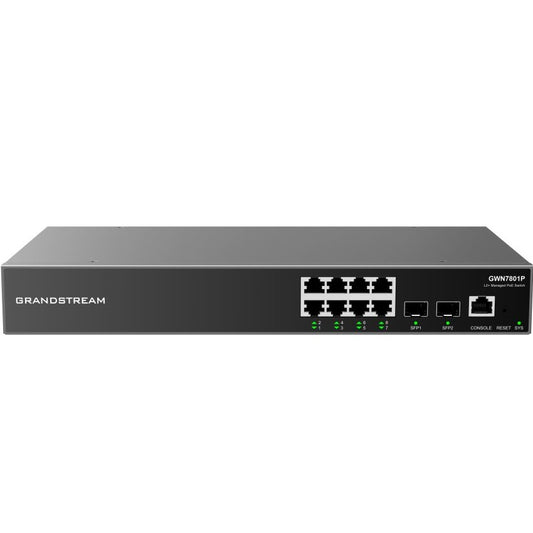 Grandstream GWN7801P Layer 2+ Managed Network Switch - Guards On Duty Shop & Security Guards